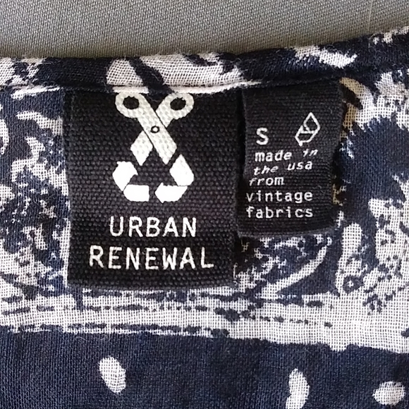 Urban Renewal Sheer Asymmetrical Crop Tank Size Small - Picture 6 of 6